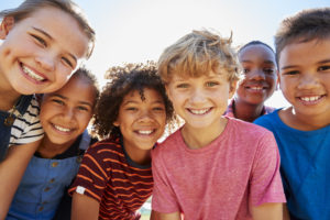 Children's Dental Health, Kids smiling
